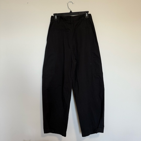 COS Utility Barrel-leg Cargo Trousers Black 6 - Picture 7 of 13